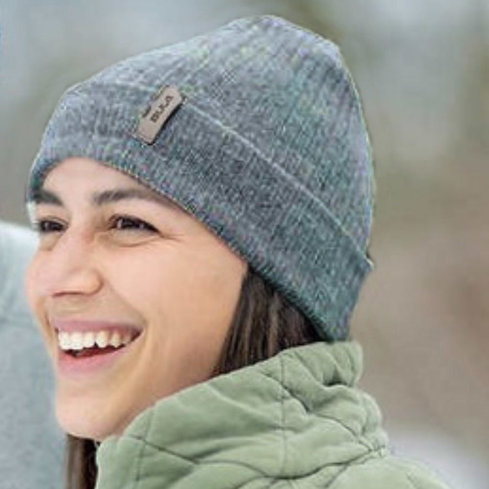 Bula Unisex Merino Wool Blend Beanie Gray/Grey